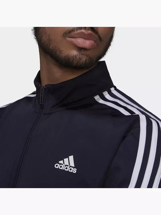 Adidas Primegreen Essentials Warm-Up 3-Streifen Trainingsjacke 2 Adidas Primegreen Essentials Warm-Up 3-Streifen Trainingsjacke – Bild 2