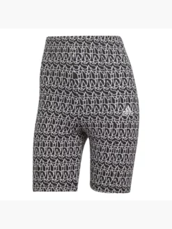 Adidas Adidas Allover Graphic Kurze Leggings