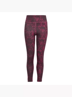 Adidas AEROREADY Animal-Print Optime High-Rise Pocket 7/8-Leggings