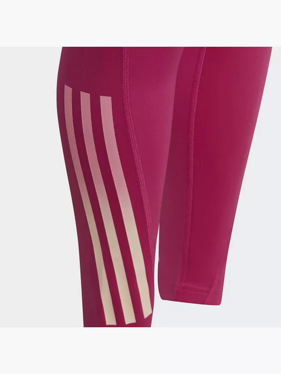 Adidas AEROREADY 3-Streifen High-Rise Optime Pocket 7/8-Leggings 2 Adidas AEROREADY 3-Streifen High-Rise Optime Pocket 7/8-Leggings – Bild 2