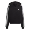 Adidas Essentials 3-Streifen French Terry Bomber Kapuzenjacke